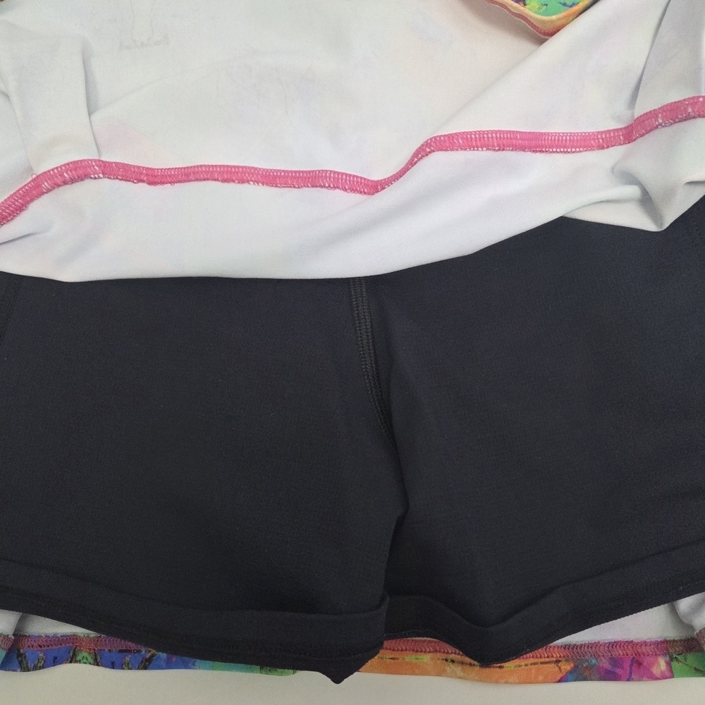 Dona Jo Skirt Skort Tennis Pickleball Colorful Mini  Athletic XS - Picture 6 of 6